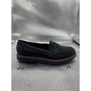 Clarks women's shoe Raisie Eletta Black Tweed size